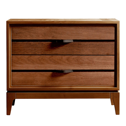 Binario Handcrafted Brown Nightstand