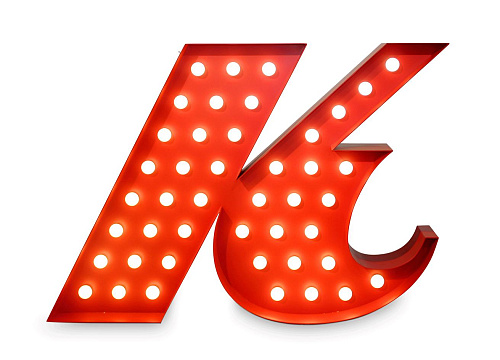 Illuminated Alphabet K