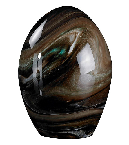 Brown Crystal Egg Decor