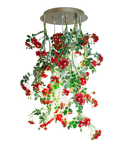 Red Roses Small Chandelier