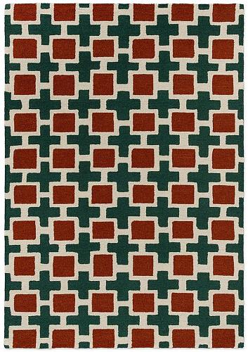 Hatch Rust Rug