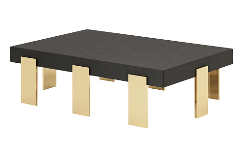 Carthay Glack/Gold Coffee Table