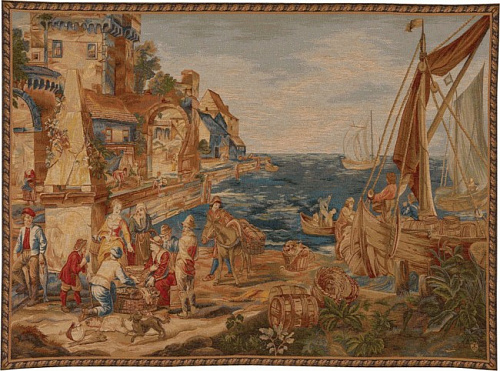 Back from Fishing Tapestry