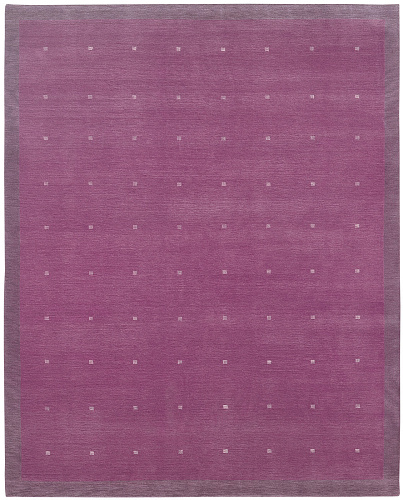 Symbol Border Purple Rug