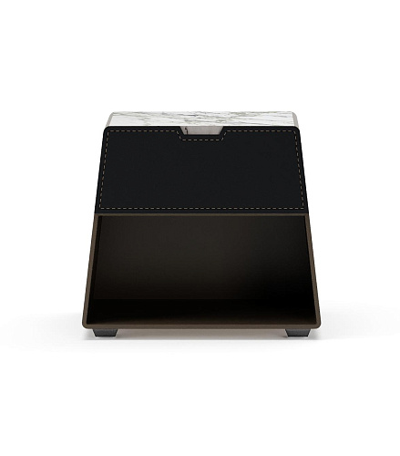Mirzam Marble-Top Bedside Table