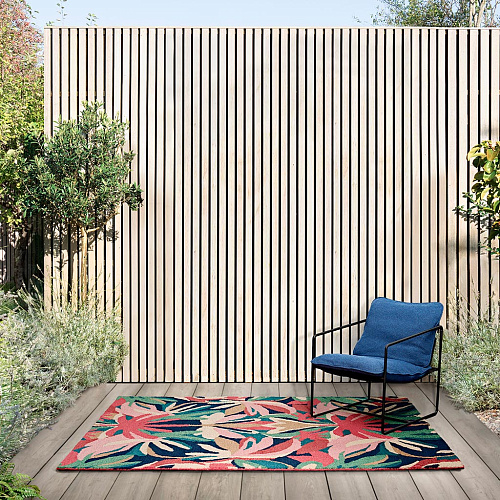 Melora Pink Outdoor Rug