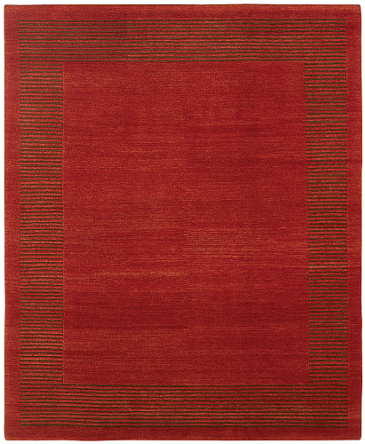 Full Deep Border 2 Red Rug