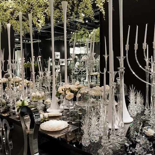 Royal Glass Candle Holder