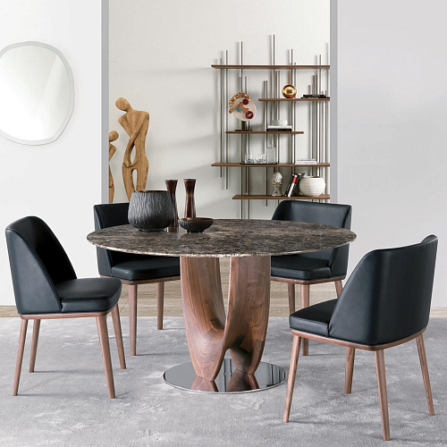 Axis Marble-Top Round Table