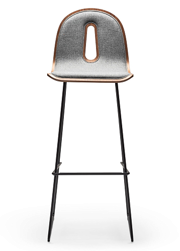 Gotham Black Ash Bar Stool