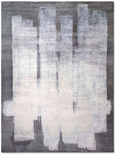 Silver Grey Hand-Woven Rug