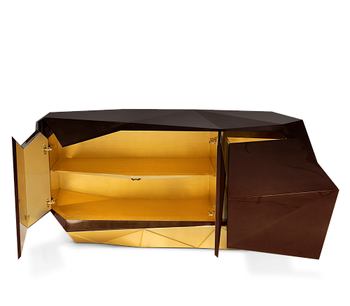 Prism Chocolate Designer Sideboard