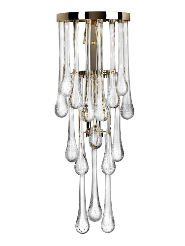 Venetian Glass Drops Wall Sconce
