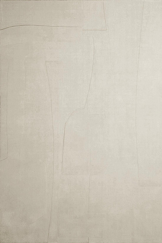 Bref Ecru Wool Rug