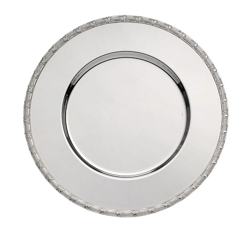 Royal Silver Decorative Plate