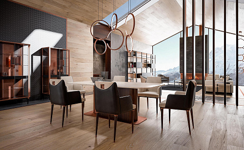 Rings Pendant Light from Italy