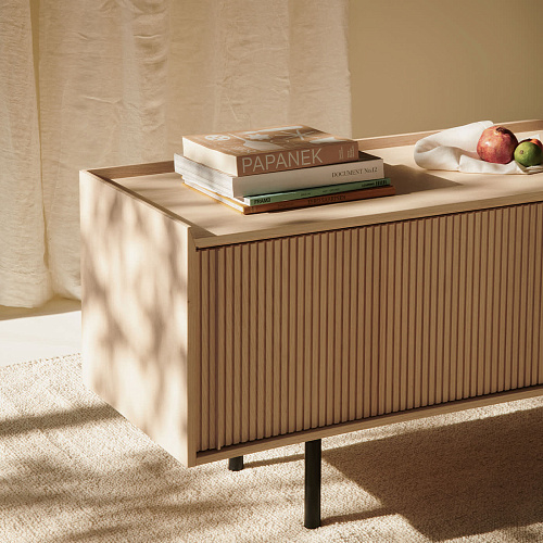 Sipario Bespoke Natural 3-Doors Sideboard Italian Luxury