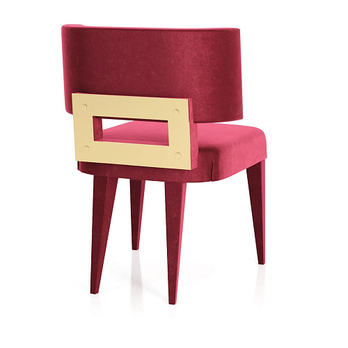Shirley Red Metal Chair