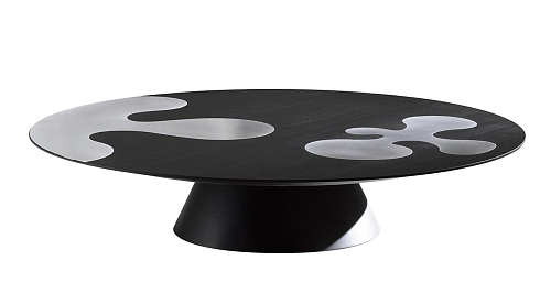 Black Round Coffee Table