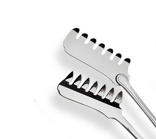 Luxury Silver Spaghetti Serving Tongs