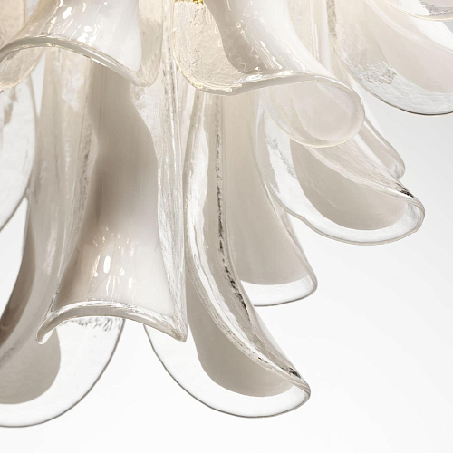 Venetian Glass Leaf Wall Sconce