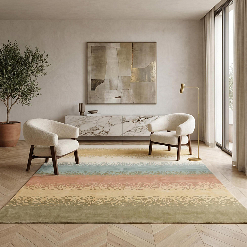Desert Bands Multi Rug