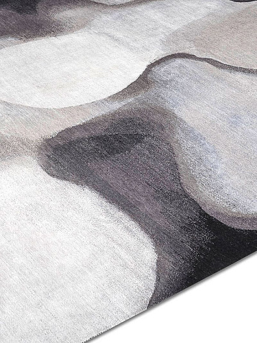 Silver / Grey Handmade Luxury Rug