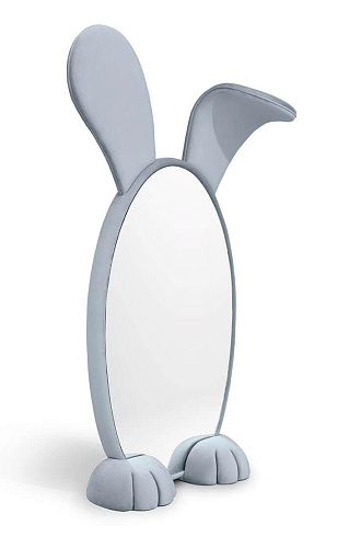 Rabbit Wonderland Blue Mirror
