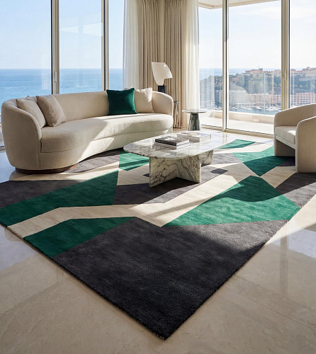 Interlocking Paths Rug