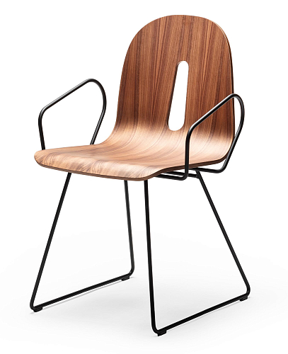 Gotham Walnut Chair