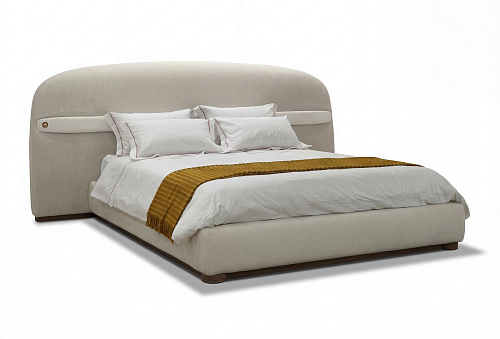 Bon Ton Bed with Upholstered Headboard