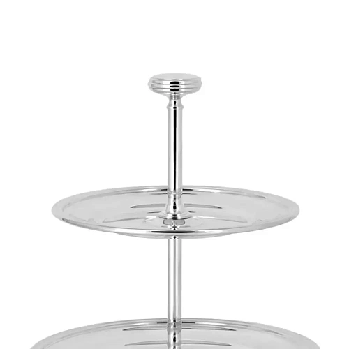 Silver 3-Tier Small Cake Stand