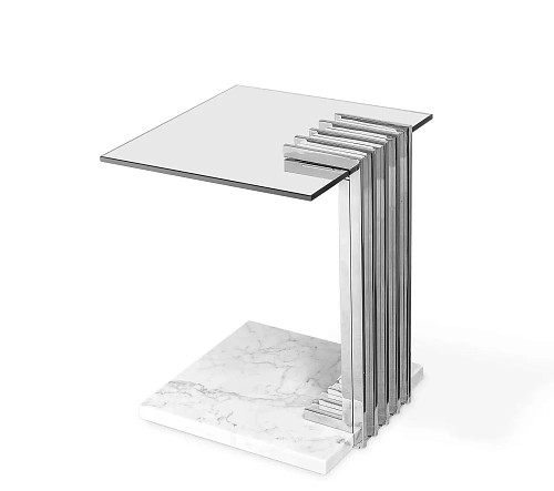 Cyclone Grey Side Table
