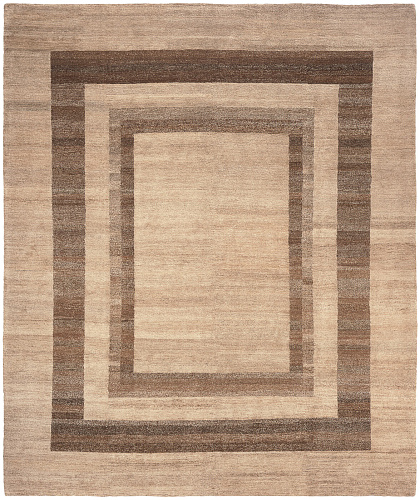 Mauro Triple Border Brown Rug
