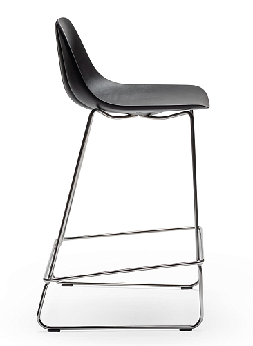 Babah White Bar Stool