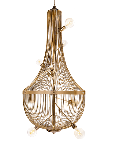 Luxe Contemporary Suspension Light
