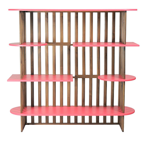 Pink Four-Tier Bookcase