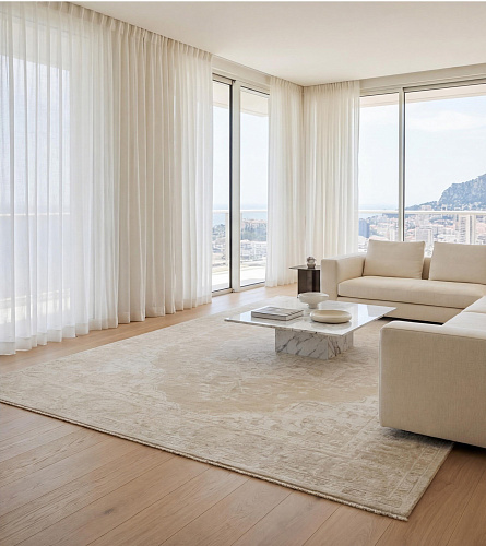 Classic Medallion Ivory Rug