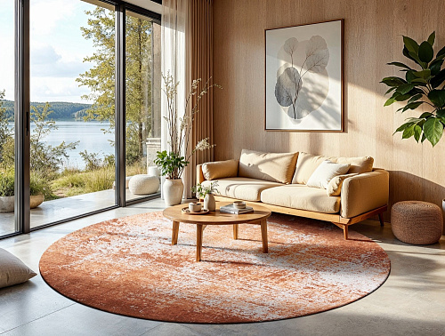 Mars 9657 Round Rug