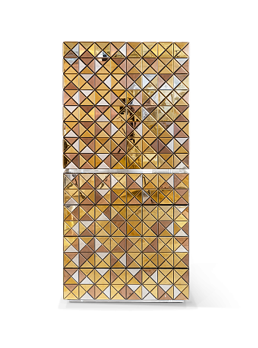 Mosaic II Gold Designer Cabinet