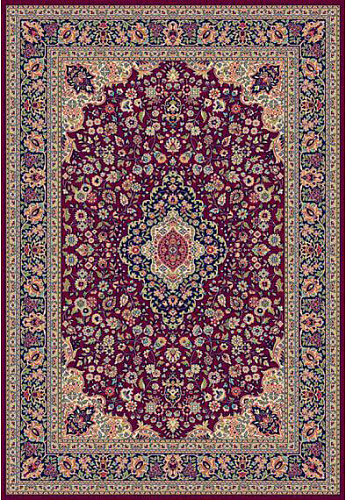Oriental Red Machine Woven Rug