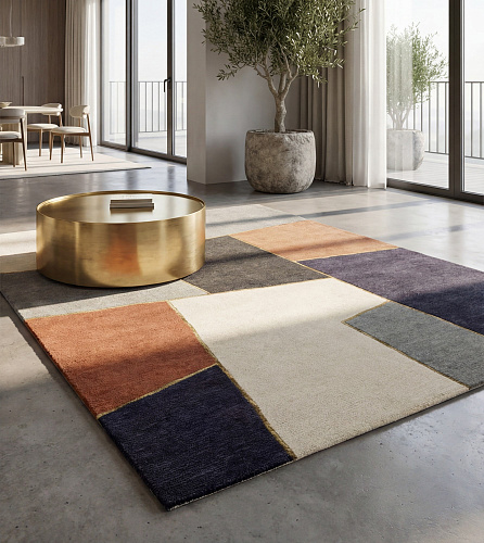 Balanced Facets Rug