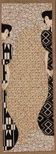 Lady from Klimt Tapestry