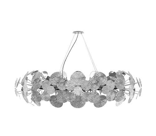 Gravity Silver Statement Chandelier