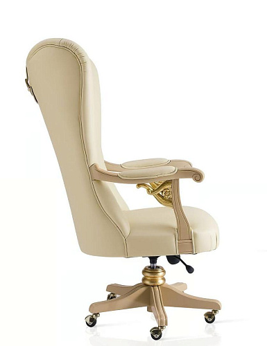 Harmony Leather Swivel Armchair