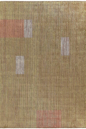 Hand-Loom Viscose Lines Rug