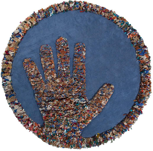 Hand Round Designer Handwoven Rug