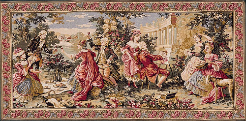 Garden Party in the Countryside with Border Tapestry