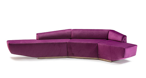 Dubhè Modular Sofa in Fuchsia Tone