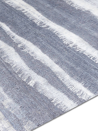 Blue / Grey Hand-Knotted Rug